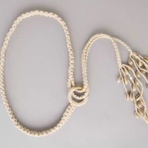 Macrame Carry Strap + Belt Multifunction Multipurpose NEW Handcrafted Natural